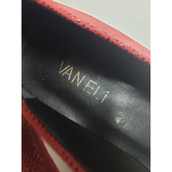 Vaneli Women’s Dark Red Genuine Suede Padded Shoes 9M Office Wedding Guest NWOB - Picture 5 of 11